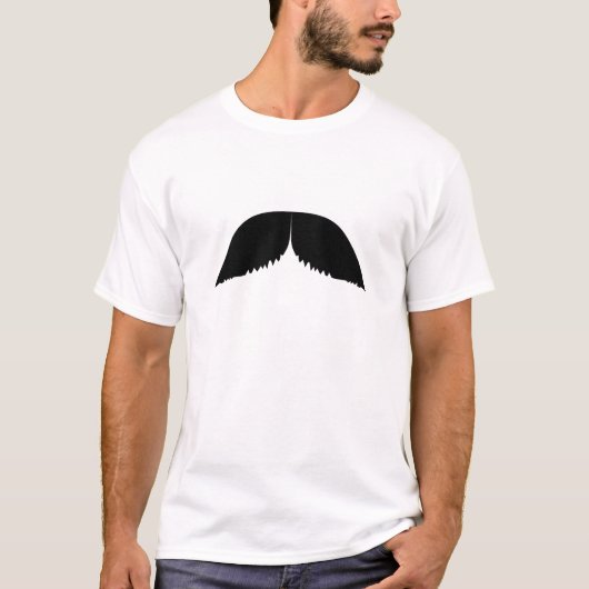 Schnurrbart T-Shirt (Vorderseite)