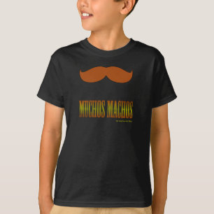 Schnurrbart. T-Shirt