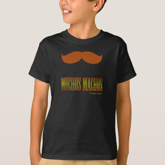 Schnurrbart. T-Shirt (Vorderseite)