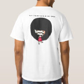 Schnurrbart T-Shirt (Rückseite)