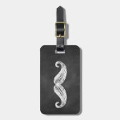 Schnurrbart-Tafel-Gepäckanhänger Gepäckanhänger (Vorderseite vertikal)