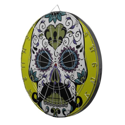 Schnurrbart-Tag der Toten Dartscheibe (Vorderseite rechts)