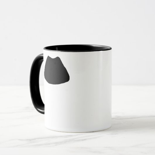 Schnurrbart Tasse (Vorderseite Links)