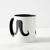 Schnurrbart Tasse (Vorderseite Links)