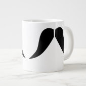Schnurrbart-Tasse Jumbo-Tasse (Vorderseite Rechts)