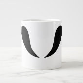 Schnurrbart-Tasse Jumbo-Tasse (Vorderseite)
