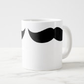 Schnurrbart-Tasse Jumbo-Tasse (Vorderseite Rechts)