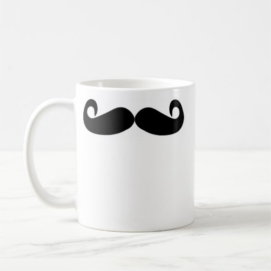 Schnurrbart-Tasse Kaffeetasse (Links)