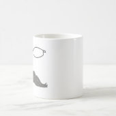 Schnurrbart-Tasse Kaffeetasse (Mittel)