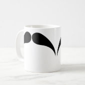 Schnurrbart-Tasse Kaffeetasse (Vorderseite Links)
