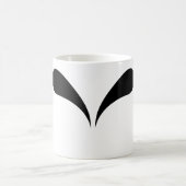 Schnurrbart-Tasse Kaffeetasse (Mittel)