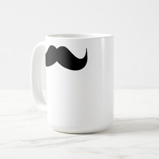 Schnurrbart-Tasse Kaffeetasse (Vorderseite Links)