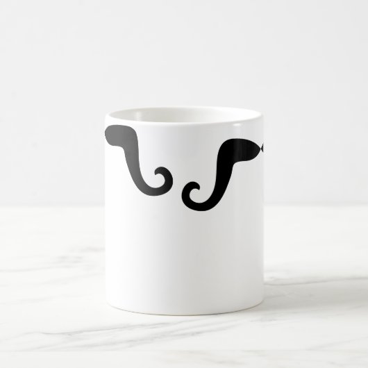 Schnurrbart-Tasse Kaffeetasse (Mittel)