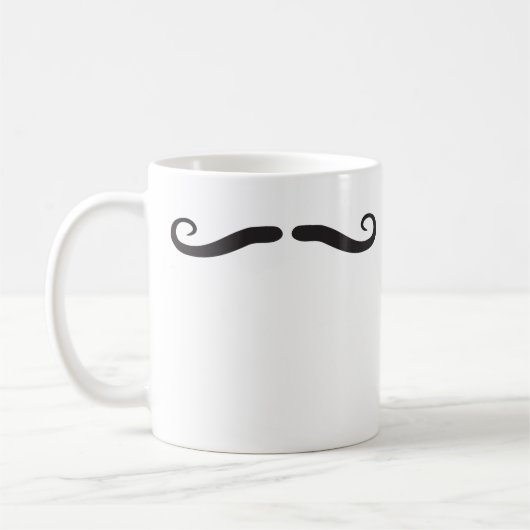 Schnurrbart-Tasse Kaffeetasse (Links)