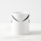 Schnurrbart-Tasse Kaffeetasse (Mittel)