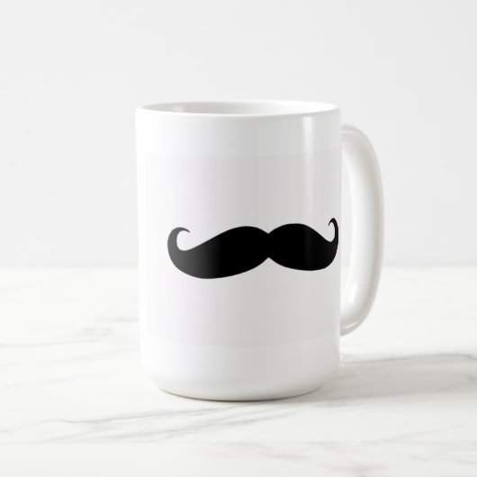 Schnurrbart-Tasse Kaffeetasse (VorderseiteRechts)