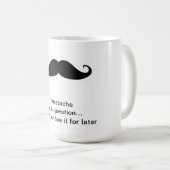 Schnurrbart-Tasse Kaffeetasse (VorderseiteRechts)