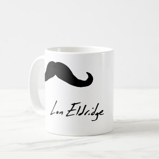 Schnurrbart-Tasse Kaffeetasse (Vorderseite Links)