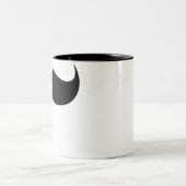 Schnurrbart-Tasse Zweifarbige Tasse (Mittel)