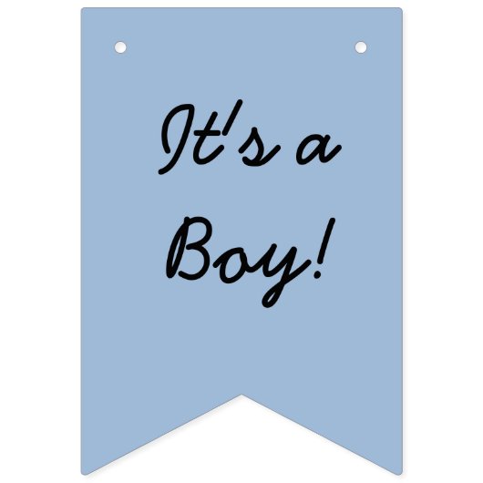 Schnurrbart-themenorientierte blaue u. schwarze wimpelkette (Zweite Fahne)