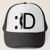 - Schnurrbart Truckerkappe (Vorderseite)