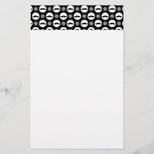 Schnurrbart-Tupfen-Briefpapier Briefpapier