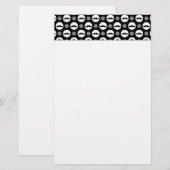 Schnurrbart-Tupfen-Briefpapier Briefpapier (Vorne/Hinten)