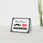 Schnurrbart u. Lippen danken Ihnen Karten (Vorderseite)