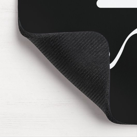 Schnurrbart-u. Zigarren-Piktogramm Mousepad (Ecke)