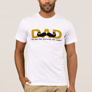 Schnurrbart-Vater-T - Shirts u. Shirts