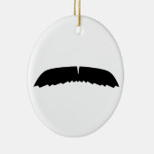 Schnurrbart-Verzierung Keramik Ornament (Rechts)