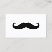 Schnurrbart Visitenkarte (Vorderseite)