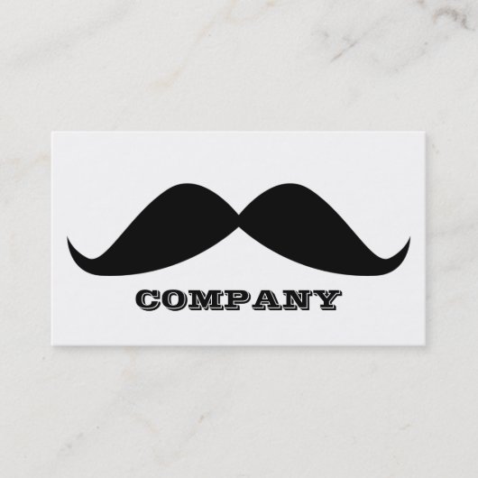 Schnurrbart-Visitenkarten Visitenkarte (Vorderseite)