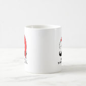 Schnurrbart-Weihnachten - Staching durch den Kaffeetasse (Mittel)
