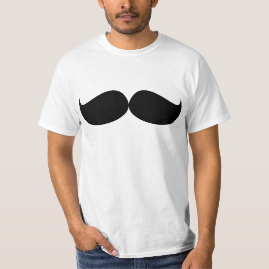 Schnurrbart-Wert-T - Shirt (Vorderseite)