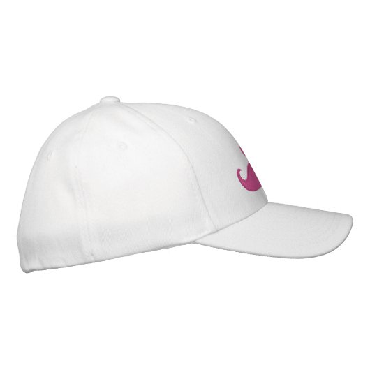 Schnurrbart WINK Bestickte Kappe (Rechts)