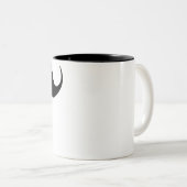 Schnurrbart Zweifarbige Tasse (VorderseiteRechts)