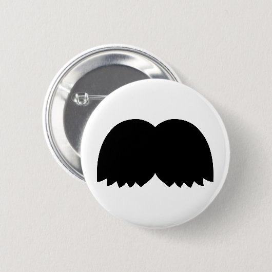 Schnurrbartbart Button (Vorne & Hinten)