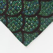 Schnurrbartdecke Fleecedecke (Ecke)