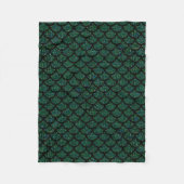 Schnurrbartdecke Fleecedecke (Vorderseite)