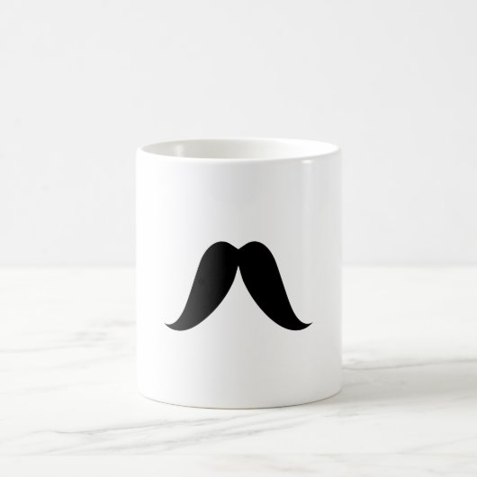 Schnurrbärte Kaffeetasse (Mittel)