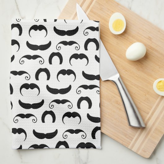 Schnurrbärte Küchentuch (Viertel Falte)