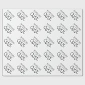 Schnurrbärte sind cool geschenkpapier (Flach)