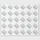 Schnurrbärte sind cool geschenkpapier (Flach)