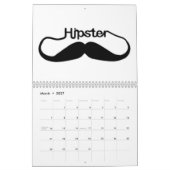 Schnurrbartkalender Kalender (Mär 2027)