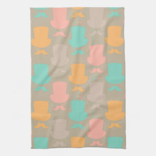 Schnurrbartmuster 2 handtuch