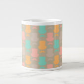 Schnurrbartmuster 2 Jumbo-Tasse (Vorderseite)