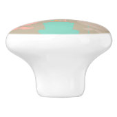 Schnurrbartmuster 2 keramikknauf (Seitenansicht)