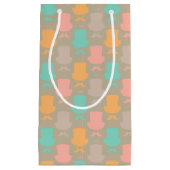 Schnurrbartmuster 2 kleine geschenktüte (Vorderseite)