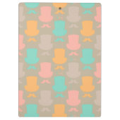 Schnurrbartmuster 2 klemmbrett (Rückseite)